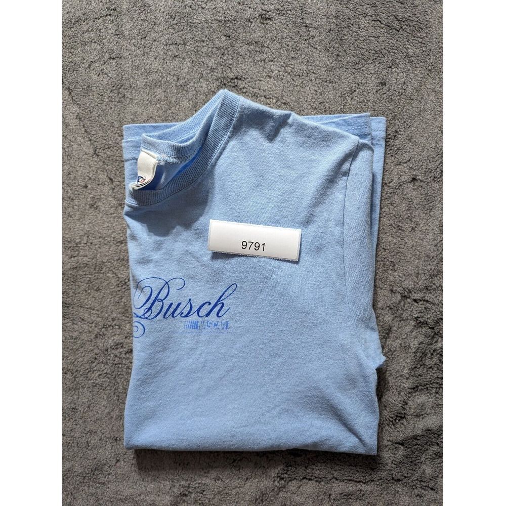 CFS Kurt Busch Short Sleeve T Shirt Women's Size Small Blue Nascar - Picture 11 of 11